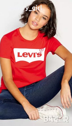 Levi's The Perfect Logo T-Shirt - страхотна дамска тениска 