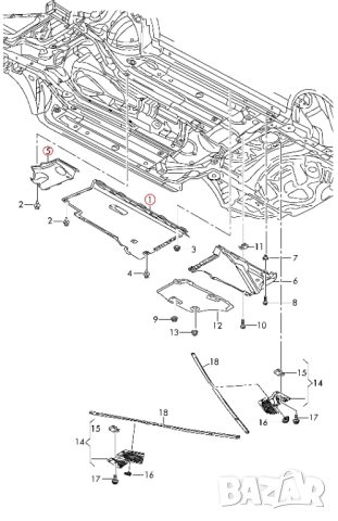 Кора под двигател скорости купе AUDI A6 C7 2010г – 2018г, снимка 9 - Аксесоари и консумативи - 52586416