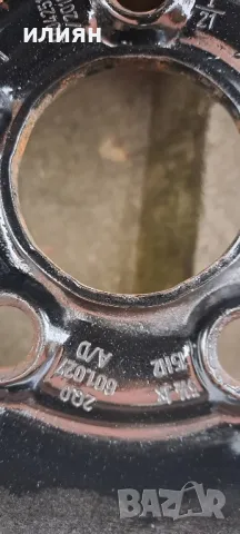 3бр железни джанти 15цола 5х100 за vw Polo, seat  ibiza , снимка 3 - Гуми и джанти - 47926020