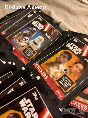 Star Wars стикери My Topps - Force awakens, снимка 2 - Други - 54128746