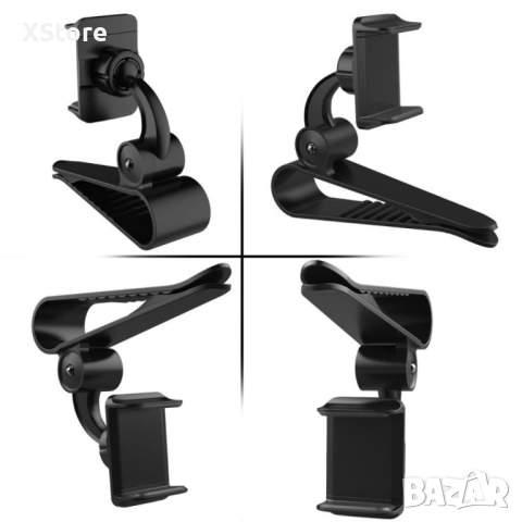 Стойка за мобилни устройства за автомобил, която се поставя върху сенника ST18, снимка 11 - Аксесоари и консумативи - 52444786