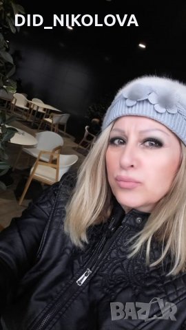 актуална пухена барета, снимка 2 - Шапки - 31389755