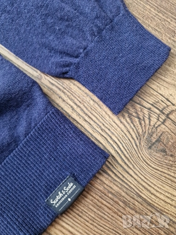 Страхотнен мъжки пуловер SCOTCH & SODA размер M , снимка 7 - Пуловери - 52487864