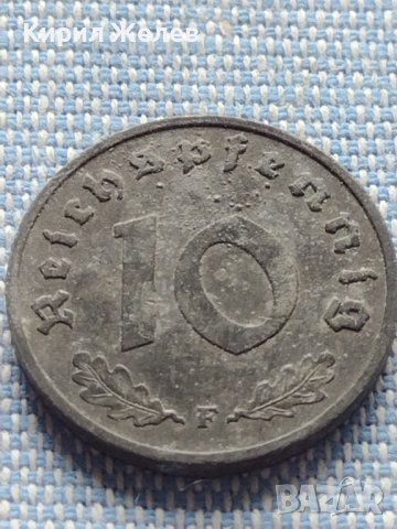 Монета 10 райхсфенинг 1942г. Германия Трети Райх с СХВАСТИКА за КОЛЕКЦИЯ 38789, снимка 2 - Нумизматика и бонистика - 42822646