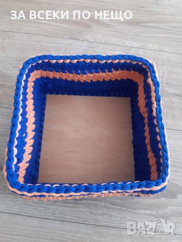 ПЛЕТЕН ПАНЕР С ДЪРВЕНО ДЪНО, снимка 3 - Декорация за дома - 39229104