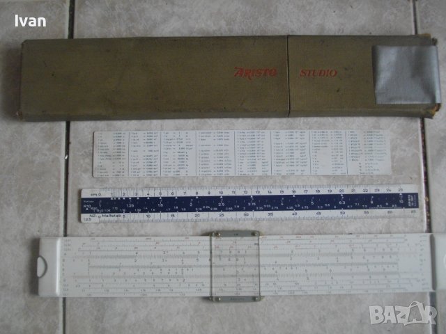 ARISTO STUDIO 968-Made in GERMANY-Винтидж Мерителна Линия 1958 г-Комплект-Техническа/Математическа
