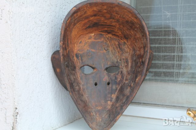 Стара дървена ритуална маска , снимка 7 - Антикварни и старинни предмети - 33894671