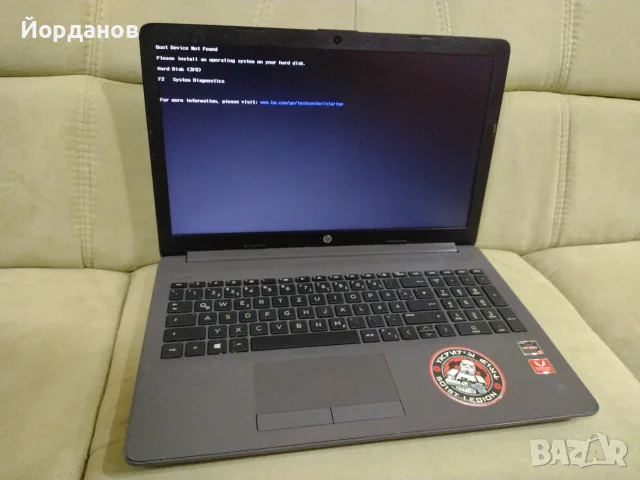 работещ HP 255 G7 15.6'' Led/ Ryzen 5/ 8gb.ram. цял за части, снимка 3 - Части за лаптопи - 56234065