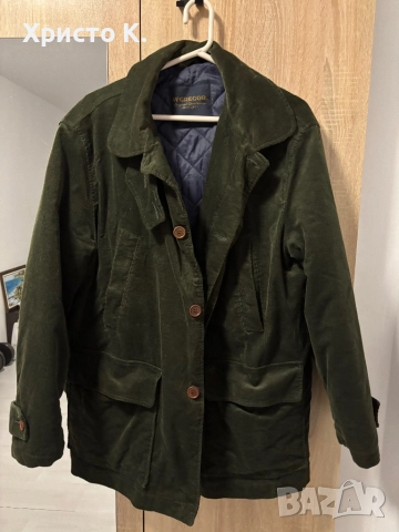 Vintage яке McGregor от зелено рипсено кадифе