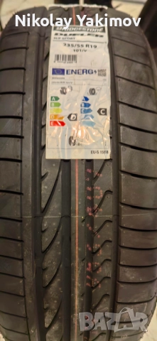 BRIDGESTONE Dueler H/P Sport 235/55 R19 101V, снимка 2 - Гуми и джанти - 52688913