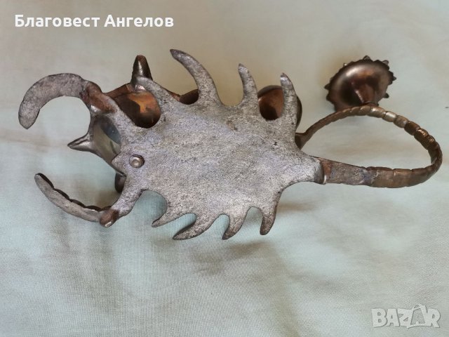 Свещник , снимка 4 - Антикварни и старинни предмети - 39219743