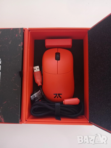Геймърска мишка Lamzu x Fnatic THORN 4K Special Edition, 52 гр, оранжева, снимка 3 - Клавиатури и мишки - 52706260