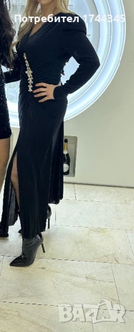 Черна Рокля, снимка 2 - Рокли - 54213506