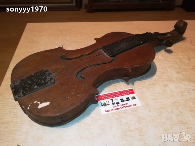 ПОРЪЧАНА-антика за декор-стара цигулка 1909211006, снимка 3 - Антикварни и старинни предмети - 34180011