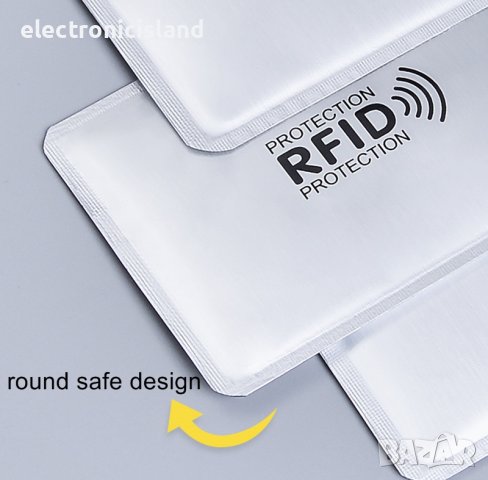 Протектор RFID предпазва дебитна и кредитни карта от открадване на данни, снимка 5 - Портфейли, портмонета - 40499481