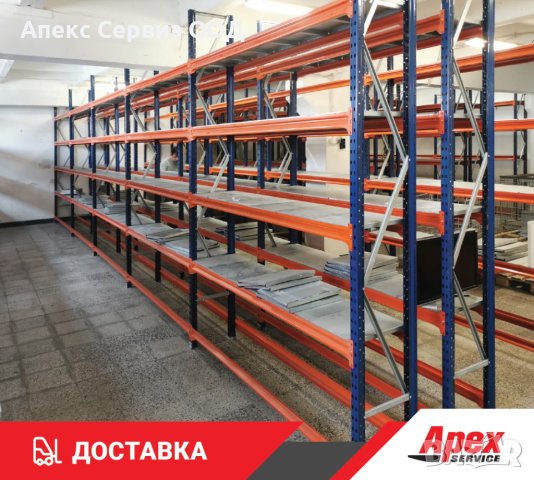 Палетни стелажи на ПРОМО цени! , снимка 8 - Стелажи и щандове - 42198309