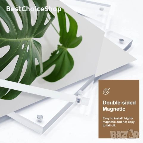  4 бр. акрилни магнитни рамки - прозрачни 13 x 18 см 20 мм дебелина - снимки и картини, снимка 7 - Декорация за дома - 53926913