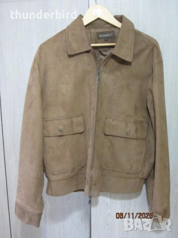 Велурено яке - L, снимка 2 - Якета - 52329253