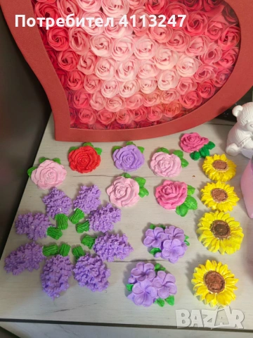 Ръчно изработени флорални магнити