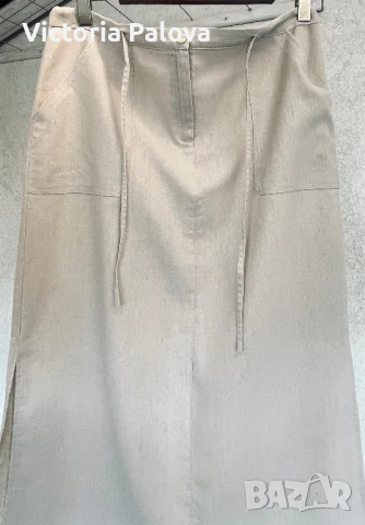 Лятна пола тънък лен Германия, снимка 5 - Поли - 50959255