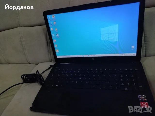 работещ лаптоп HP 15.6'' Led Ryzen 3-2200U цял за ремонт или части, снимка 6 - Части за лаптопи - 50059223