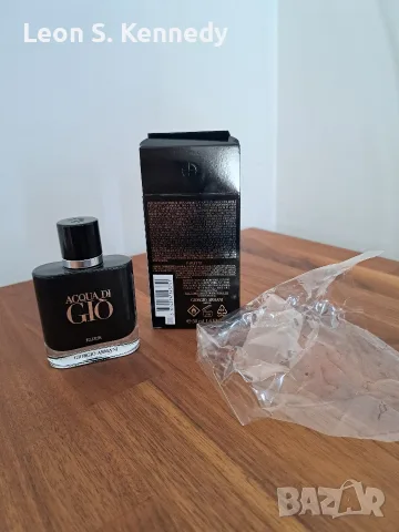 Acqua Di Gio Elixir Парфюм 50ml - Оригинал, снимка 2 - Мъжки парфюми - 55790281