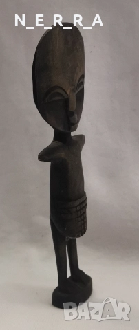 Африканска фигура от дърво, снимка 2 - Статуетки - 52611919