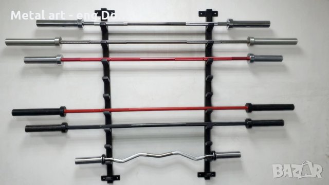 Стойка за лостове за монтаж на стена, снимка 2 - Фитнес уреди - 31485847