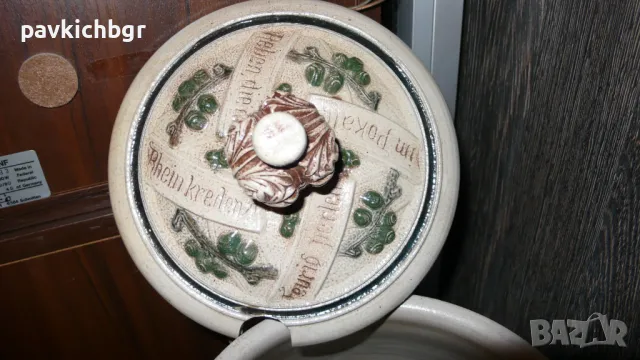 Немско гърне с гравюри, снимка 5 - Антикварни и старинни предмети - 47644364