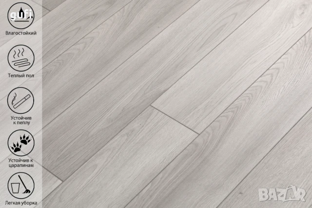 Ламинат Сибирски Дъб 708LF, снимка 3 - Ламиниран паркет и подложки - 50635045