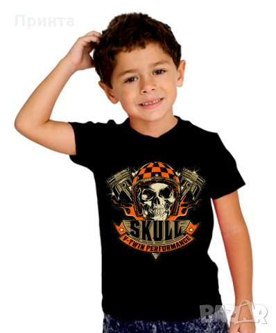 Безплатна доставка,Рокерски тениски с мотори, снимка 5 - Тениски - 30746067