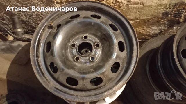 Железни джанти 14 цола - Фолксваген, Шкода, Сеат, снимка 3 - Гуми и джанти - 51324612