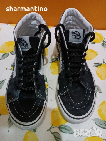 Vans кожени с черепи N 36,5, снимка 3 - Кецове - 52977099