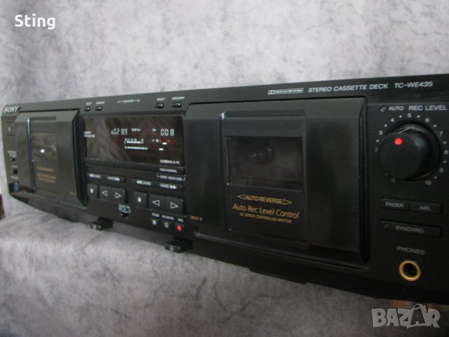 SONY TC-WE435 Дек Двукасетъчен Двоен Автореверс, снимка 3 - Декове - 35597064