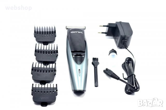Професионален Тример за брада и тяло Gemei  / Машинка за постригване с Акумулаторна батерия, снимка 4 - Други - 34107589