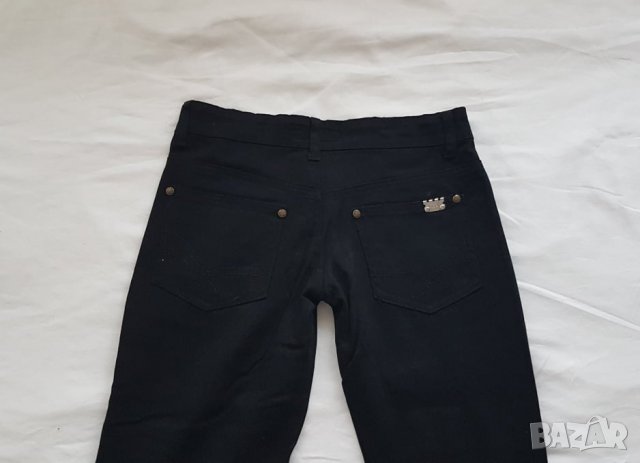 Черен панталон,тип дънки, 25 номер, снимка 4 - Панталони - 35594629