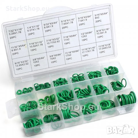 Комплект кутия гумени О-пръстени 279 бр., снимка 4 - Други инструменти - 30562740