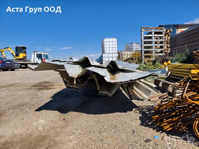Продават се покривни ламарини с дължина от 4 до 7 метра. - 0,50 евро на килограм, снимка 3 - Строителни материали - 56253271