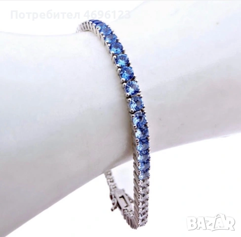 Сребърна Тенис Гривна