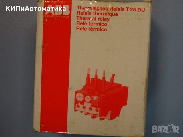 термично реле ABB T25 DU 2.4A thermal relay, снимка 9 - Резервни части за машини - 37506552