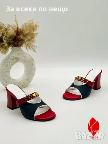 Tommy Hilfiger Дамски Чехли На Ток Томи Хилфигер Код SEM-330