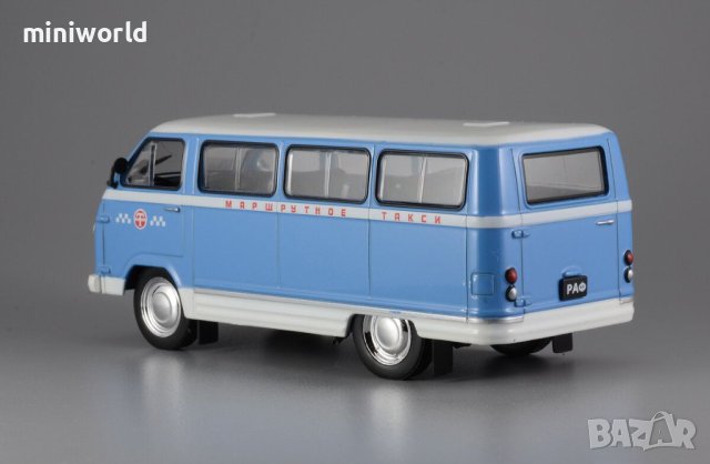 РАФ 977ДМ Латвия Маршрутно такси 1958 - мащаб 1:43 на DeAgostini моделът е нов в блистер, снимка 3 - Колекции - 44493931