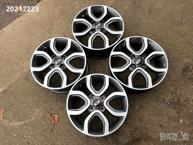 4 броя алуминиеви джанти за Kia Picanto III, 15, снимка 5 - Гуми и джанти - 52707366
