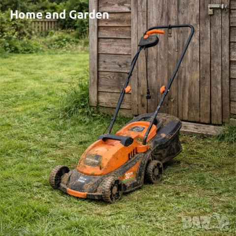 Мощна и лека електрическа градинска косачка 1000W, снимка 5 - Градинска техника - 53944558