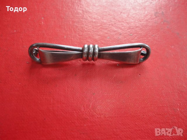 Страхотна сребърна брошка Арт Деко  835, снимка 5 - Други - 39945894