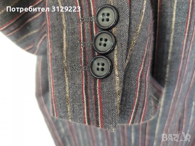 Stones linen jacket 52 / L, снимка 5 - Якета - 38272496