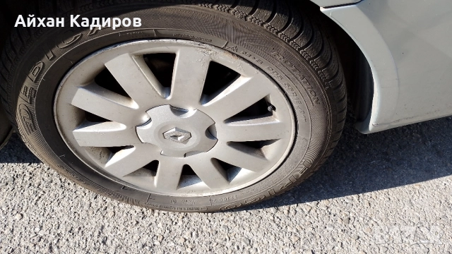 4бр алуминиеви джанти за рено лагуна 2 16 цола 5х108 с гуми 320лв., снимка 4 - Гуми и джанти - 51698542