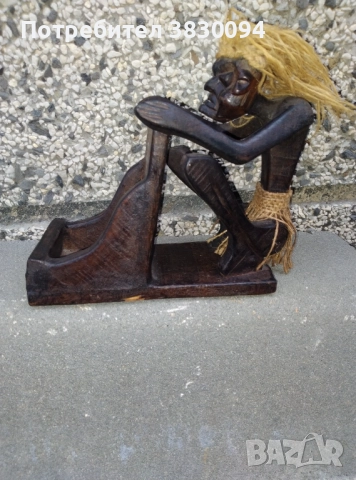 Африканска дървена фигура, снимка 6 - Други - 52576300