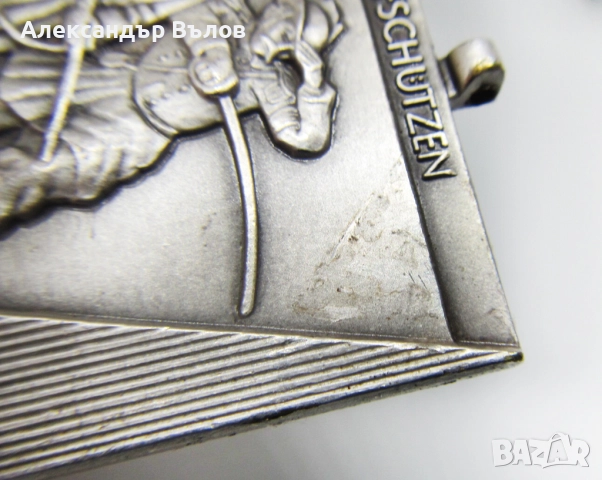 Швейцарски Спортен Медал Федерация по Стрелба Карабинери Метален Швейцария, снимка 11 - Антикварни и старинни предмети - 51795634