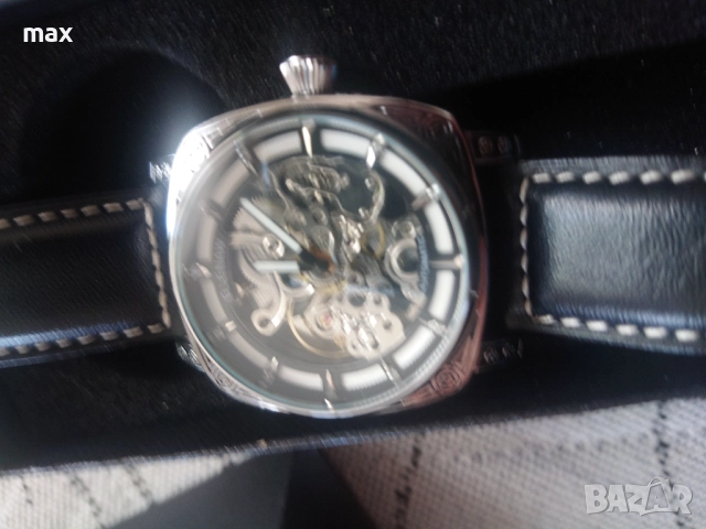 Механичен, самонавивен ,водоустойчив часовник time corridor glenaw, снимка 8 - Мъжки - 52244891